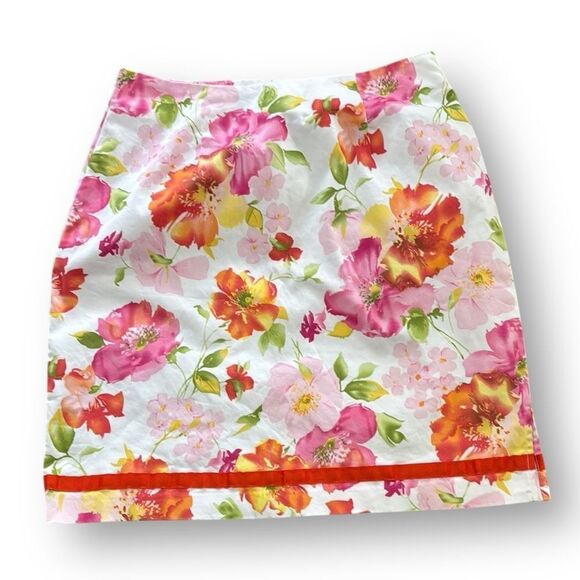 Dress Barn Floral Print Skirt size 10 - Picture 12 of 12